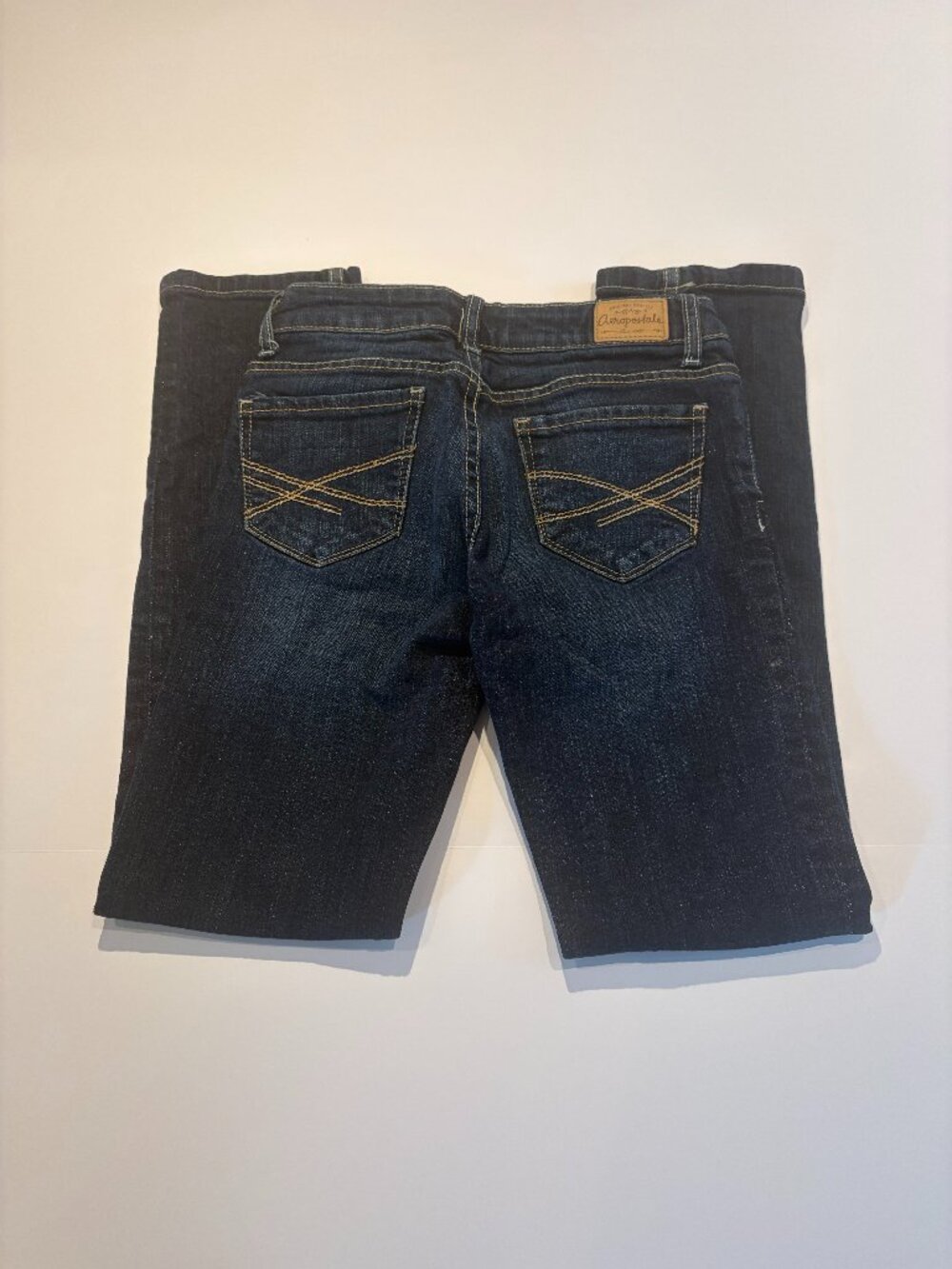 Aeropostale Bayla Skinny Dark Wash Jeans Women's 00 Short